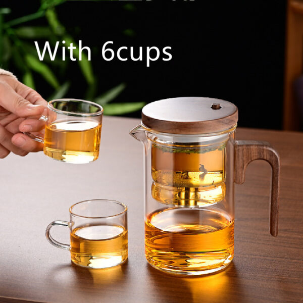 Does Not Stainless Steel Tea Strainers Glass Piaoyi Tea Pot - Image 4